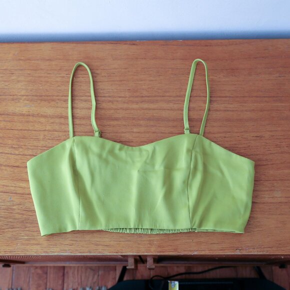 House of Harlow Satin Crop Top, Size XS - Picture 8 of 9